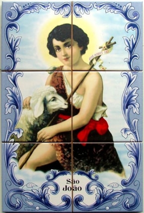 São João - Painel de Azulejos pintados à mão