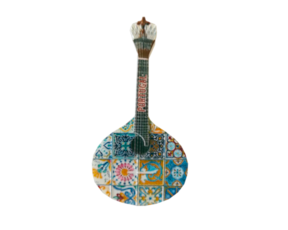 Magnético em resina motivo guitarra portuguesa