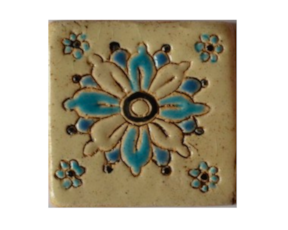 Azulejo mourisco-grés 7,5x7,5 cm
