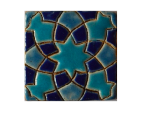 Azulejo mourisco-grés 7,5x7,5 cm