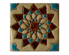Azulejo mourisco-grés 7,5x7,5 cm