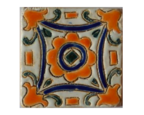 Azulejo mourisco-grés 7,5x7,5 cm