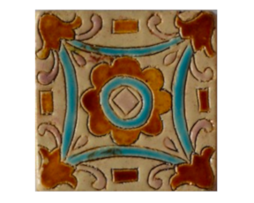 Azulejo mourisco-grés 7,5x7,5 cm