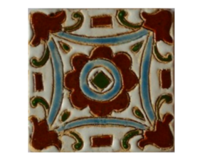 Azulejo mourisco-grés 7,5x7,5 cm
