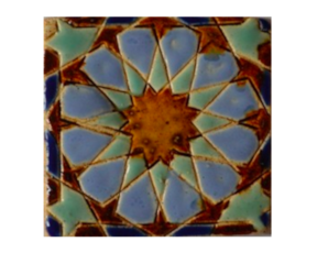 Azulejo mourisco-grés 7,5x7,5 cm