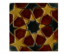 Azulejo mourisco-grés 7,5x7,5 cm