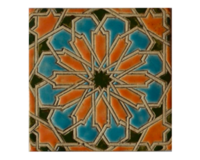 Azulejo mourisco-grés 14X14 cm
