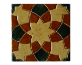 Azulejo mourisco-grés 14x14 cm