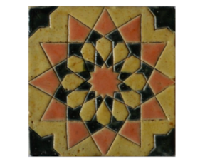 Azulejo mourisco-grés 14x14 cm
