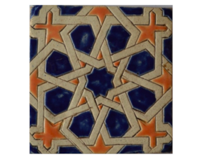 Azulejo mourisco-grés 14x14 cm