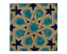 Azulejo mourisco-grés 14x14 cm