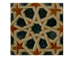 Azulejo mourisco-grés 14x14 cm
