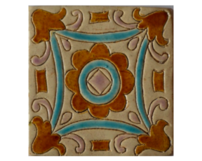 Azulejo mourisco-grés 14x14 cm