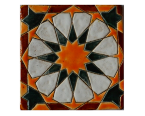 Azulejo mourisco-grés 14x14 cm