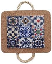 Azulejo com cortiça (com corda) decorado Multi Padrão 38