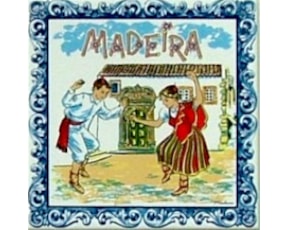 Azulejo decorado 7.5x7.5 cm motivo bailinho
