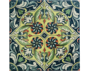 Azulejo decorado 10*10 cm padrão 80VA