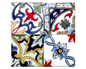 Azulejo decorado 10*10 cm padrão 76