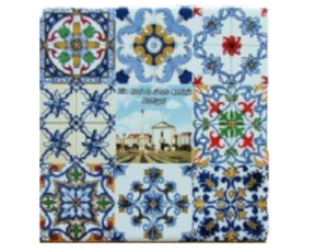 Azulejo decorado Vila real de Santo António Algarve 15*15 cm