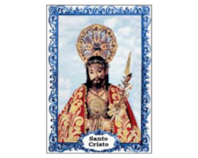 Magnético  de borracha motivo Santo Cristo