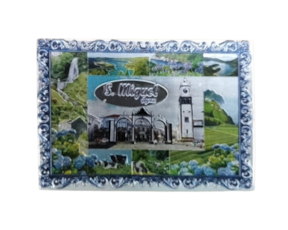 Magnético de borracha (brilhante) motivo Portas da Cidade S. Miguel Açores