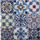Magnético com azulejo decorado Multi Padrao n.227 5x5cm