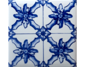 Magnético com azulejo decorado Padrão 86  5X5cm