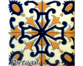 Magnético com azulejo decorado Padrão 90 5X5cm