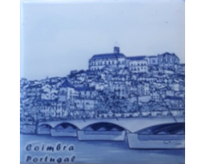 Magnético com azulejo decorado Coimbra 5X5cm