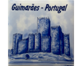 Magnético com azulejo decorado Guimarães 5X5cm