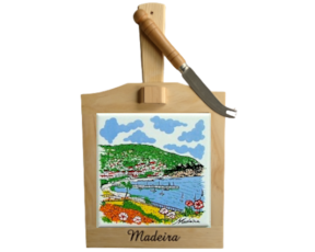 Tábua de queijo Paisagem 15x15 cm